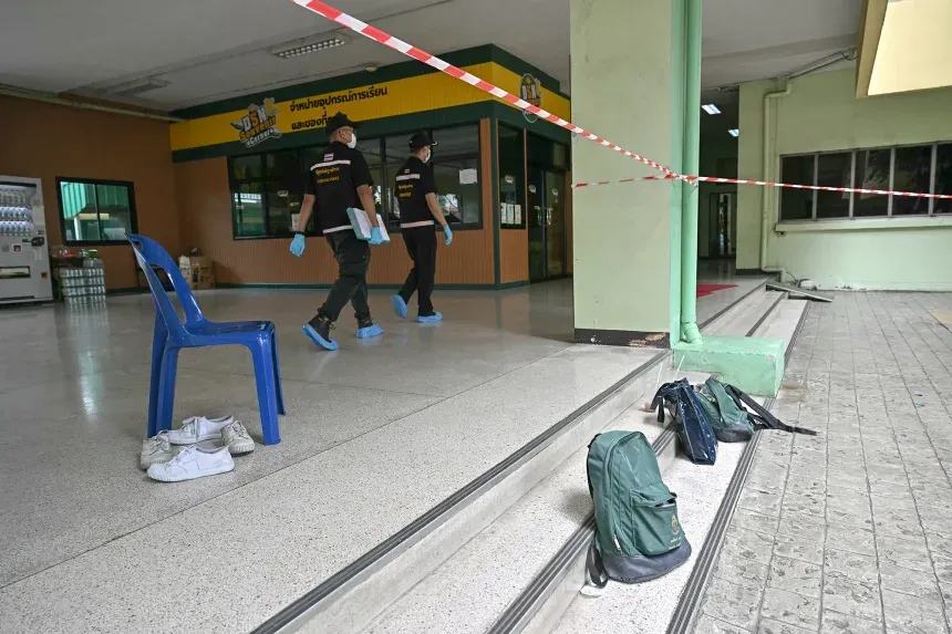 Teen kills five teachers in Thailand’s deadliest school shooting in years