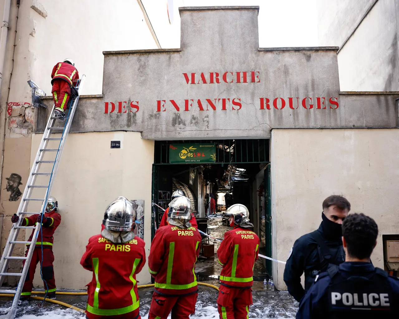 Fire Destroys Paris's Oldest Covered Market, the Marché des Enfants Rouges