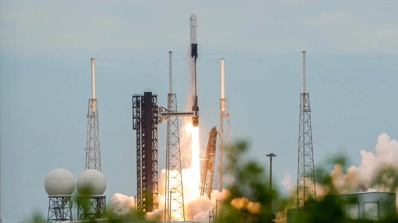 NASA Crew-13 Launches to International Space Station Aboard SpaceX Dragon Capsule "Grace"