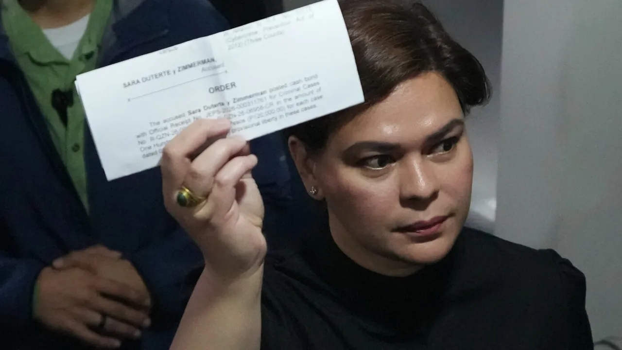 Philippines VP Sara Duterte Posts Bail After Arrest Warrant Issued Over Assassination Threats