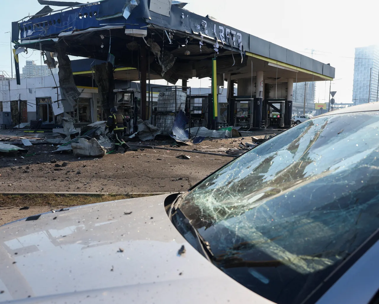 Russia Targets Kyiv Petrol Stations With Jet-Powered Drones, Killing at Least Two