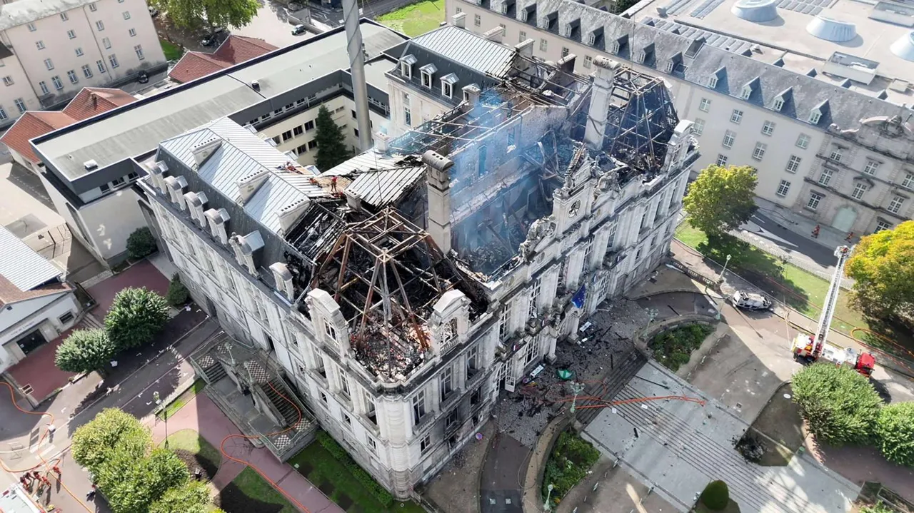 Suspect Arrested After Fire Guts Historic Limoges City Hall Amid Mass Unrest in France