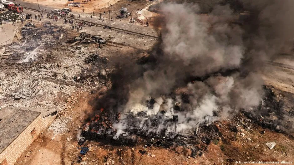 Syria: Explosion at Weapons Depot Near Sarmada Kills 14, Injures 11
