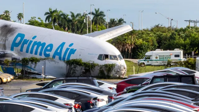 Amazon Air Cargo Plane Crashes at Miami Airport, Killing Five and Injuring Five Others