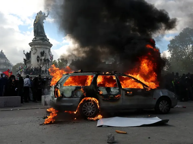 France hit by worst unrest in years as cost-of-living protests turn violent across major cities