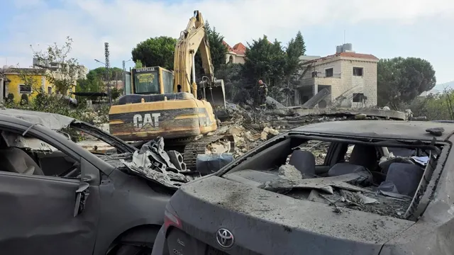 Lebanon president urges US intervention after Israeli strikes kill at least nine in southern Lebanon