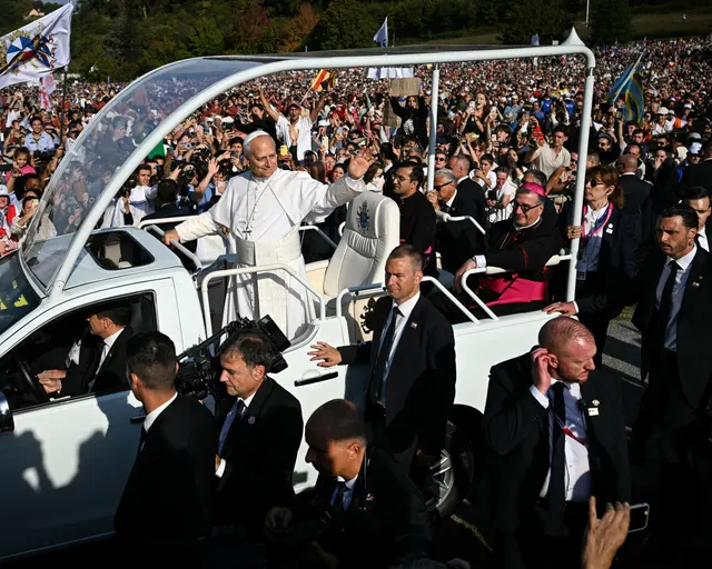 Pope Leo urges healing of 'deep wounds' before meeting child sexual abuse survivors in France