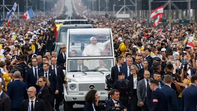 Pope Leo XIV draws massive crowds to open-air Mass in Paris and Lourdes pilgrimage