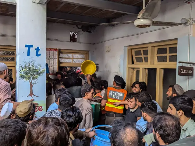 School roof collapse in Peshawar kills at least 29, dozens injured