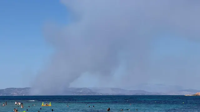 Two Dead and Evacuation Under Way as Fires Break Out on Greek Island Near Athens