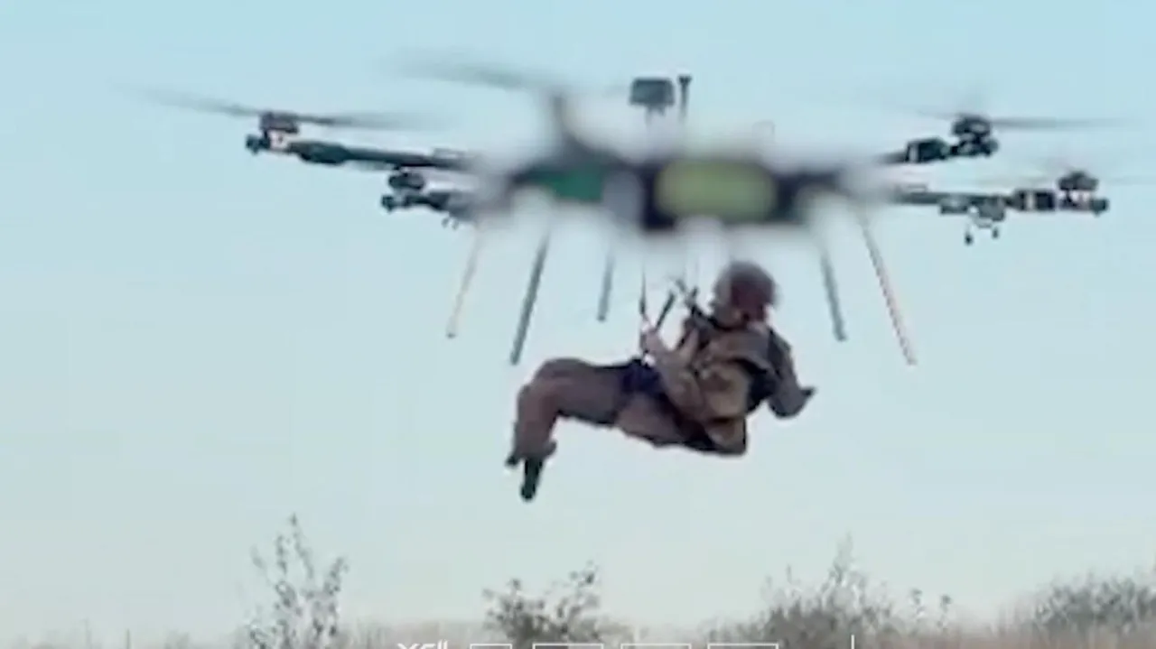 Ukraine Claims World-First Drone Airlift of Wounded Soldier From Front Line