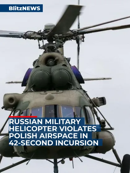 Russian Military Helicopter Violates Polish Airspace in 42-Second Incursion
