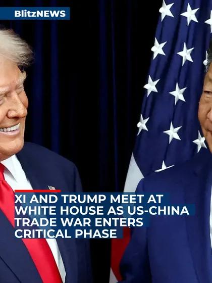 Xi and Trump Meet at White House as US-China Trade War Enters Critical Phase